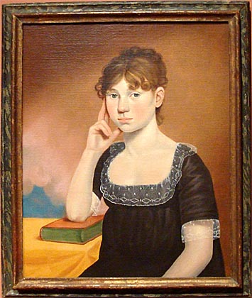 A Young Woman ca 1804-1805 by Cephas Thompson (1775-1856) Milwaukee Art Museum WI